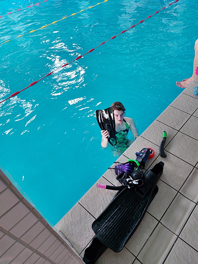 Hokej pod wodą Walenie Siemianowice Śląskie Trening 5 IV 2025